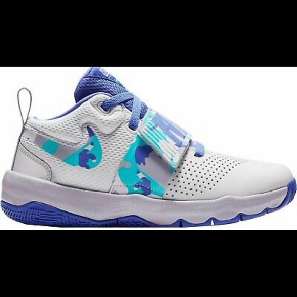 Nike Kids' Team Hustle D8 Camo Basketball Shoes - Picture 4 of 5